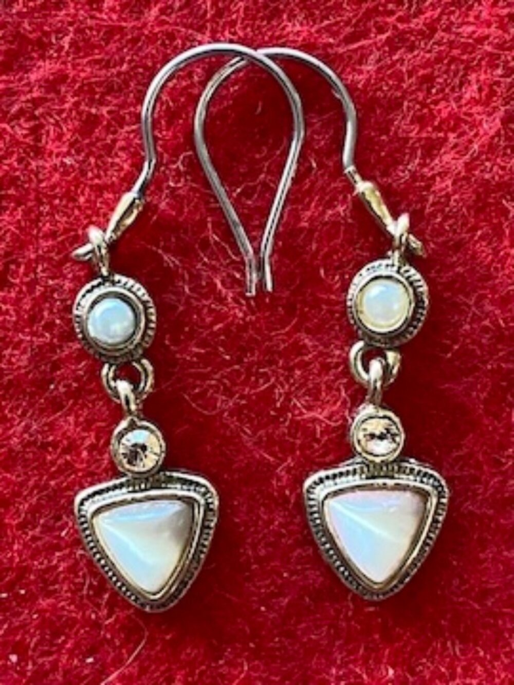 Vintage Mother of Pearl Earrings